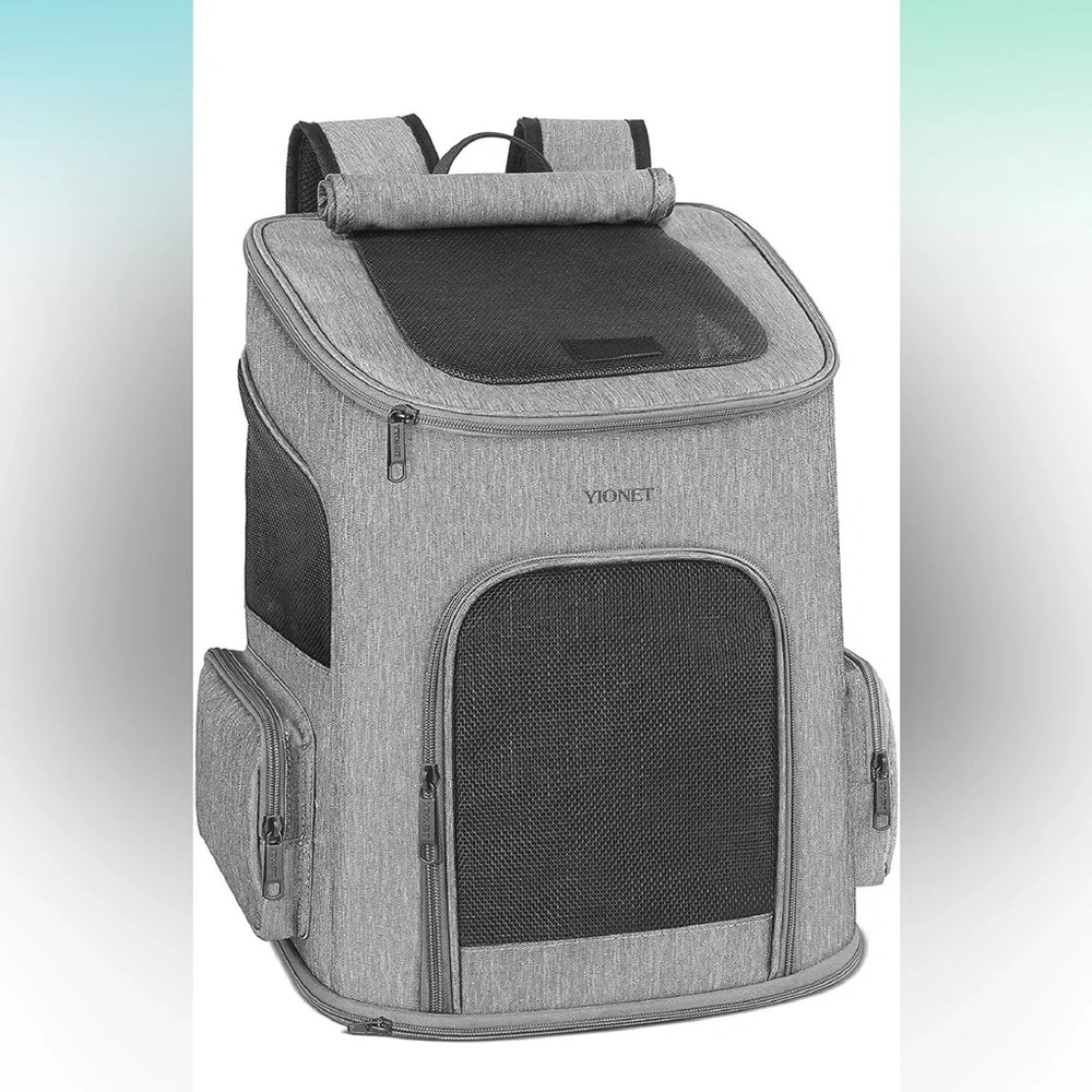 Ytonet Dog/Pet Backpack Carrier with Mesh for Small Dogs & Cats. New